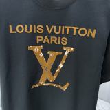 Louis Vuitton 26SS Classic Logo Printed T-shirt Couple Casual Versatile Short Sleeve