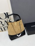 Chanel Retro Vintage Versatile Diamond Grid Chain Diagonal Cross Tote Bag Shopping Bag Size: 33 x 29 x 11 CM
