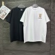 Burberry 26SS Classic Embroidered Logo T-shirt Couple Casual Versatile Short Sleeve