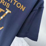 Louis Vuitton 26SS Classic Logo Printed T-shirt Couple Casual Versatile Short Sleeve