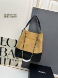 Chanel Retro Vintage Versatile Diamond Grid Chain Diagonal Cross Tote Bag Shopping Bag Size: 33 x 29 x 11 CM