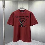 Louis Vuitton 26SS Classic Logo Printed T-shirt Couple Casual Versatile Short Sleeve