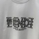 Fendi 26SS Fashion Logo Printed T-shirt Unisex Casual Versatile Short Sleeve