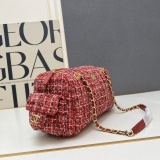 Chanel Fashion Retro Versatile Chain Bowling Bag Size: 15.5 x 24 x 11.5 CM