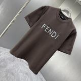 Fendi 26SS Fashion Logo Printed T-shirt Unisex Casual Versatile Short Sleeve