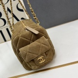 Chanel Fashion Retro Versatile Chain Bowling Bag Size: 15.5 x 24 x 11.5 CM