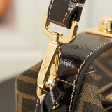 Fendi Classic Retro FF Makeup Bag Bento Meal Box 