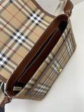Burberry Classic Versatile Checkered Cross Bag Handbag Size: 25 x 8.5 x 18 CM
