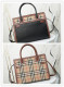 Burberry Classic Retro Pattern Rivet Handbag Crossbody Bag Size: 32 x 15 x 25 CM