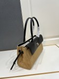 Chanel 26ss Fashion Versatile Leather Tote Handbag Shoulder Bag Size: 32 x 10 x 21 CM