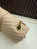 Yves Saint Laurent Classic Retro Flip Chain Shoulder Bag Size: 24 x 17 x 5 CM