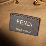 Fendi Mini Classic FF Handheld Bucket Bag Crossbody Bag Size: 12 x 18 x 10 CM