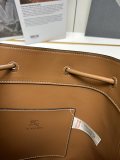 Burberry Fashion Versatile Drawstring Bucket Bag Crossbody Bag Size: 16 x 26 x 26 CM