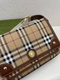 Burberry Classic Versatile Checkered Cross Bag Handbag Size: 25 x 8.5 x 18 CM