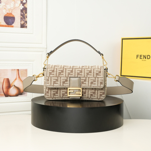 Fendi Fashion FF Flip Handbag Crossbody Bag Size: 27 x 6 x 15 CM