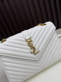 Yves Saint Laurent Classic Retro Flip Chain Shoulder Bag Size: 24 x 17 x 5 CM