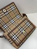Burberry Classic Versatile Checkered Cross Bag Handbag Size: 25 x 8.5 x 18 CM