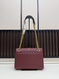 Yves Saint Laurent Classic Retro Flip Chain Shoulder Bag Size: 24 x 17 x 5 CM