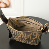 Fendi Classic Retro FF Makeup Bag Bento Meal Box 