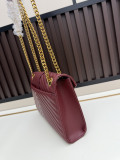 Yves Saint Laurent Classic Retro Flip Chain Shoulder Bag Size: 24 x 17 x 5 CM