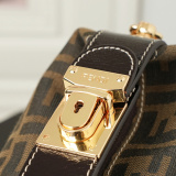 Fendi Classic Retro FF Makeup Bag Bento Meal Box 