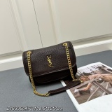 Yves Saint Laurent Fashion Sheepskin Shoulder Bag Crossbody Bag Size: 18.5 x 12 x 7 CM