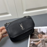 Yves Saint Laurent Fashion Sheepskin Shoulder Bag Crossbody Bag Size: 18.5 x 12 x 7 CM