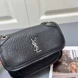 Yves Saint Laurent Fashion Sheepskin Shoulder Bag Crossbody Bag Size: 18.5 x 12 x 7 CM