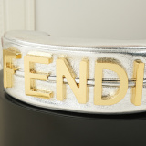 Fendi Fashion Metal Logo Underarm Bag Handbag Size: 29 x 24.5 x 10 CM