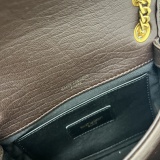 Yves Saint Laurent Fashion Sheepskin Shoulder Bag Crossbody Bag Size: 18.5 x 12 x 7 CM
