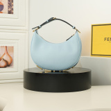 Fendi Fashion Metal Logo Underarm Bag Handbag Size: 29 x 24.5 x 10 CM
