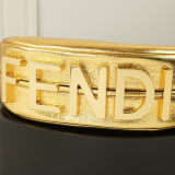 Fendi Fashion Metal Logo Underarm Bag Handbag Size: 29 x 24.5 x 10 CM