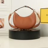 Fendi Fashion Metal Logo Underarm Bag Handbag Size: 29 x 24.5 x 10 CM