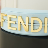 Fendi Fashion Metal Logo Underarm Bag Handbag Size: 29 x 24.5 x 10 CM
