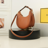 Fendi Fashion Metal Logo Underarm Bag Handbag Size: 29 x 24.5 x 10 CM