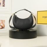 Fendi Fashion Metal Logo Underarm Bag Handbag Size: 29 x 24.5 x 10 CM