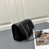 Yves Saint Laurent Fashion Sheepskin Shoulder Bag Crossbody Bag Size: 18.5 x 12 x 7 CM