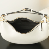 Fendi Fashion Metal Logo Underarm Bag Handbag Size: 29 x 24.5 x 10 CM
