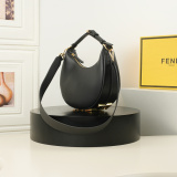 Fendi Fashion Metal Logo Underarm Bag Handbag Size: 29 x 24.5 x 10 CM