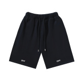 Off White Classic Blurred Arrow Logo Printed Shorts Unisex Casual Loose Sports Shorts