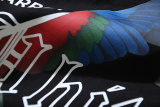 Off White Fashion Parrot Arrow Printed T-shirt Unisex Casual Loose Short Sleeve