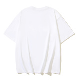 Off White Classic Simple Logo Printed T-shirt Couple Casual Loose Short Sleeve