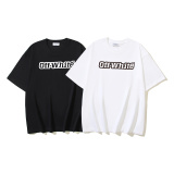 Off White Classic Logo Printed T-shirt Couple Casual Loose Short Sleeve