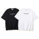 Off White Classic Simple Logo Printed T-shirt Couple Casual Loose Short Sleeve
