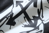 Off White Retro Baseball Arrow Printed Washed T-shirt Unisex Casual Loose Short Sleeve