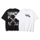 Off White Fashion Religious Oil Painting Arrow Printed Short Sleeve Unisex Casual Versatile T-shirt
