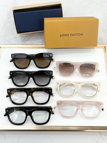 Louis Vuitton Fashion Versatile Glasses Sunglasses Size: 54-17-143