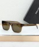 Prada Fashion Versatile Square Frame Glasses Sunglasses Size: 53-21-140