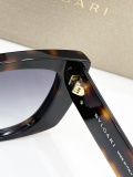 Bvlgari Fashion Versatile Personalized Square Frame Glasses Sunglasses Size: 52-19-145