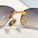 Dior Fashion Versatile Personalized Clover Glasses Sunglasses Size: 63-14-135